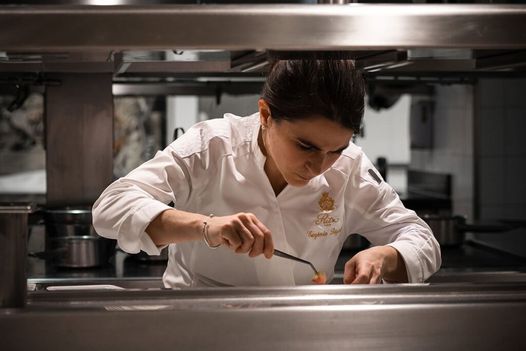 recettes adaptees cheffe eugenie beziat ritz paris